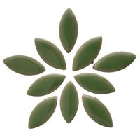 Ceramic Petals 25mm Jade