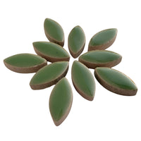 Ceramic Petals 25mm Jade
