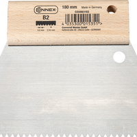 Connex – Notched adhesive spreader – 180 mm – B2 2,9 × 2,7 mm