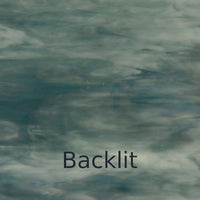 Glasplatte Blau Grau Streifig