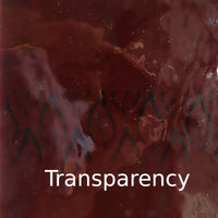 Glasplaat Bruin Gehamerd