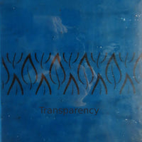 Glasplatte Stahlblau