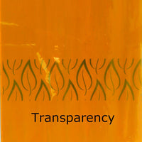 Placa de Vidrio Amarillo Dorado Brumoso