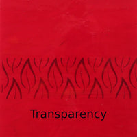 Glass Plate Stoplight Red