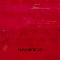 Plaque de Verre Laque Rouge