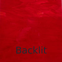 Plaque de Verre Laque Rouge