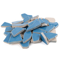 Keramik Mosaik Puzzle Weiß