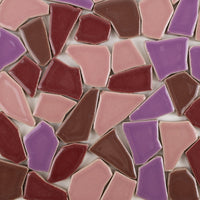 Keramik Mosaik Puzzle Weiß
