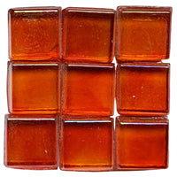 Glass Mosaic Transparent 10mm Hessonite