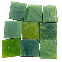 Mosaico de Vidrio Tiffany Glacier 10mm Verde Musgo