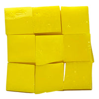 Pâtes De Verre Tiffany 15mm Jaune Soleil