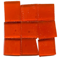 Glacier Tiffany Glass Mosaic 10mm Orange
