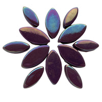 Ottoman Bloemblaadjes Parelmoer Druif