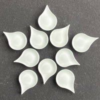 Gota de Lluvia Blanco Nieve