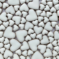 Charms Corazones Blancos