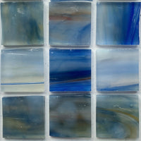 Glasmozaiek Tiffany Glacier 20mm Getijdenblauw