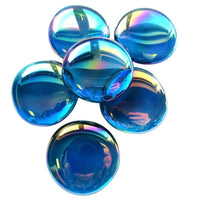 Gemas de Vidrio XL 30-36mm Turquesa Diamante