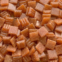 Glasmozaiek 10mm Terracotta (los)