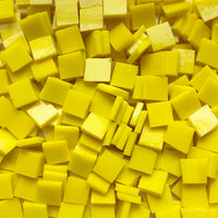 Pâtes De Verre Tiffany 15mm Jaune Soleil