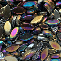 Petals Iridised Black