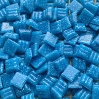 Verre Mosaique - glass mosaic -Glasmosaik-glasmozaïek-Glasmozaiek 10mm Diepzee Turkoois - mosaicshop