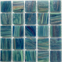 Verre Mosaique - glass mosaic -Glasmosaik-glasmozaïek-Glasmozaiek met Goud Dooradert 20mm Toermalijn - mosaicshop