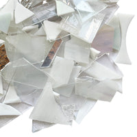 Verre Mosaique - glass mosaic -Glasmosaik-glasmozaïek-Glasscherven Glasscherven Wit - mosaicshop