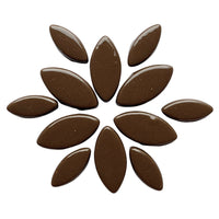 Verre Mosaique - glass mosaic -Glasmosaik-glasmozaïek-Ottoman Bloemblaadjes Koffie - mosaicshop