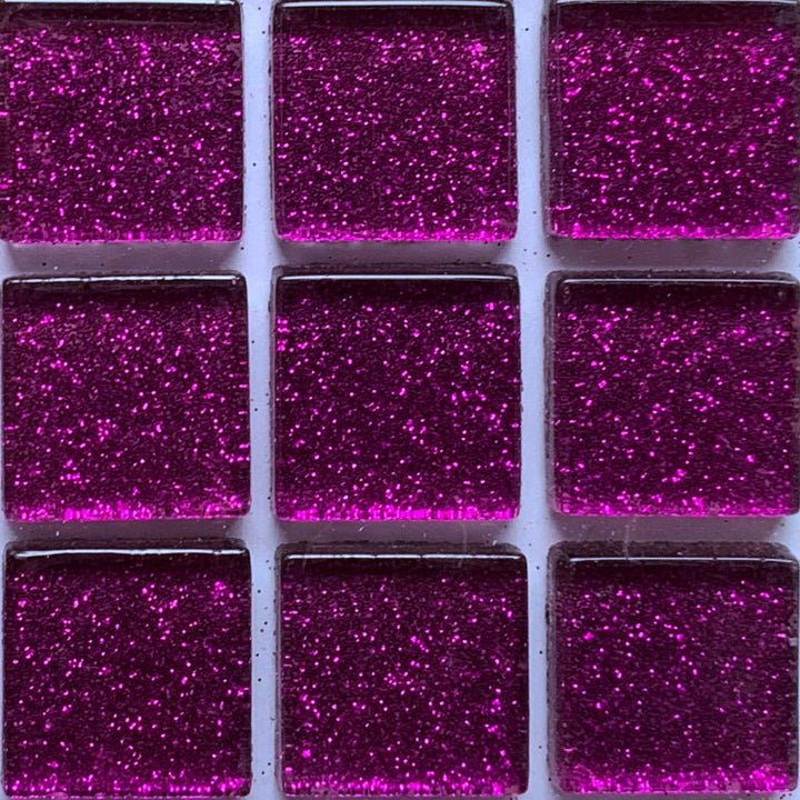 Glasmozaiek glitter 20mm - mosaicshop