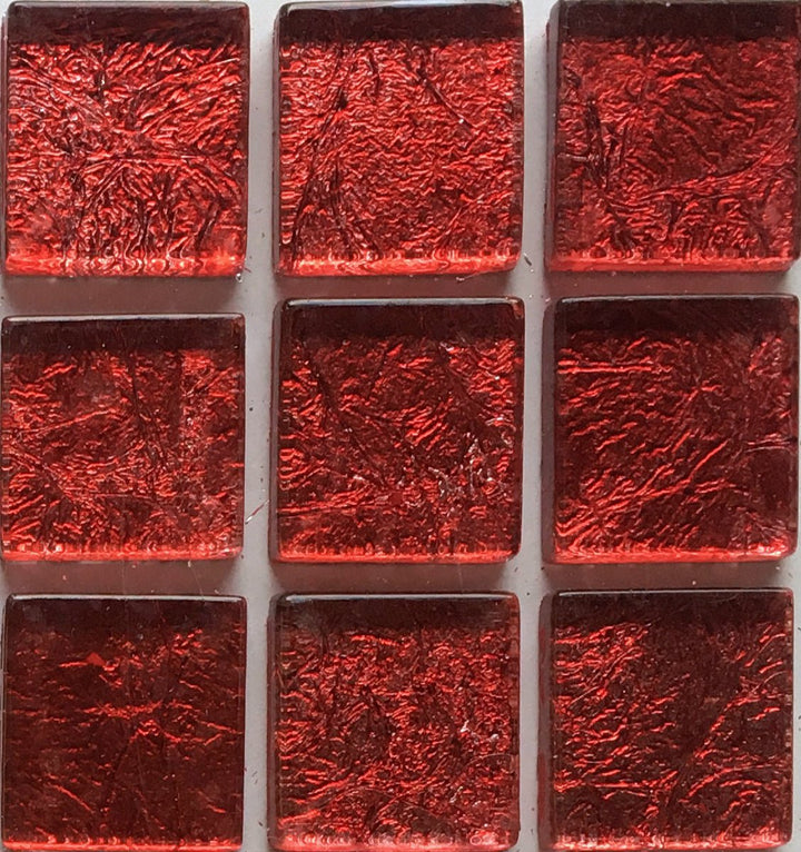 Glasmozaiek metallic folie 20mm - mosaicshop