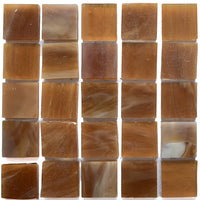Mosaico de Vidrio Tiffany Glacier 20mm Caramelo de Mantequilla