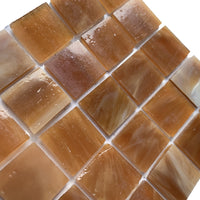 Mosaico de Vidrio Tiffany Glacier 20mm Caramelo de Mantequilla