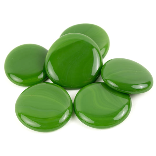 Gemas de Vidrio XL 30-36mm Verde