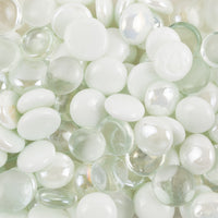 Glasdruppels  16-20mm Wit Mix