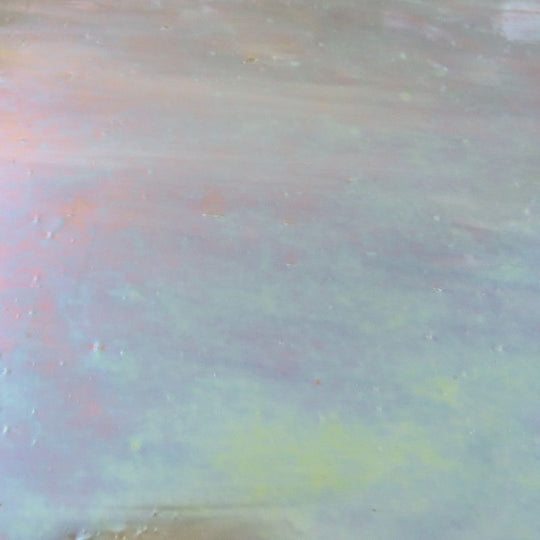 Plaque de Verre Étoile Argentée Opale