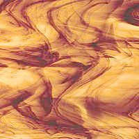 Glass Plate Brown Wispy