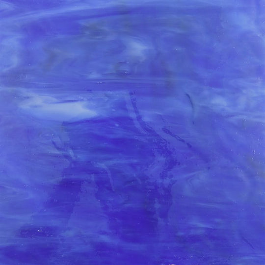 Glass Plate Deep Blue Water Misty