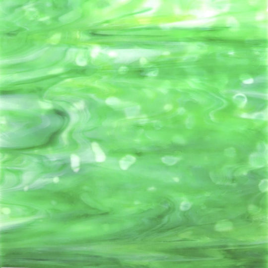 Glass Plate Soft Green Mottle 