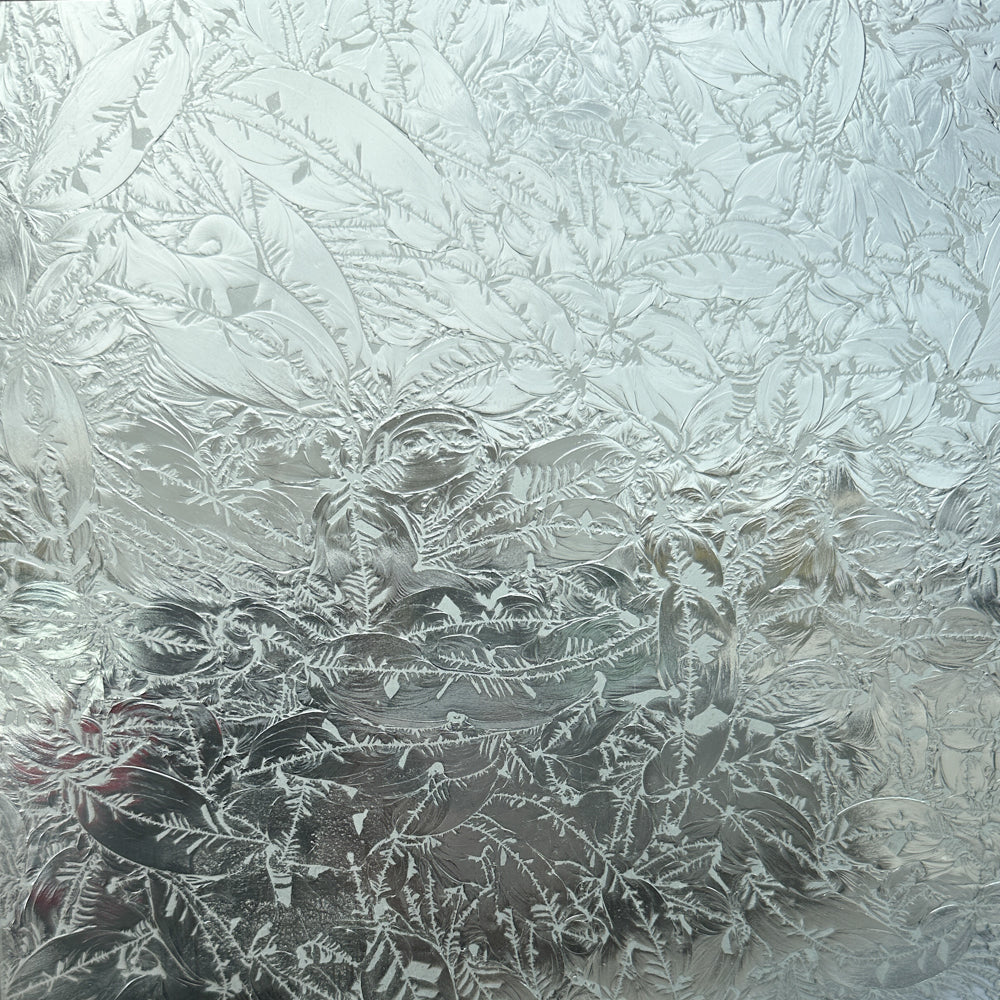 Glasplaat Wit Gebloemd