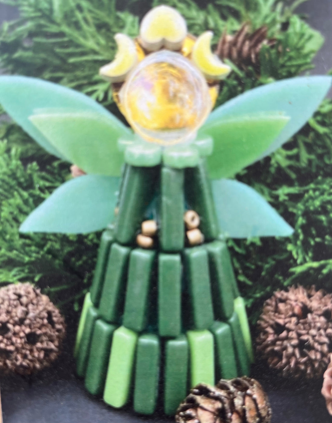 Weihnachtsengel Grün (3 Stück)