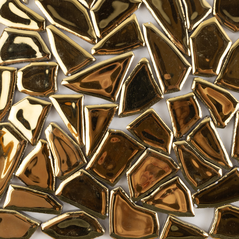 Keramik Mosaik Puzzle  Weiß