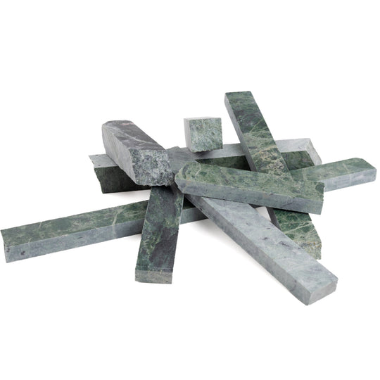 Baguettes en marbre XL Verde Jade
