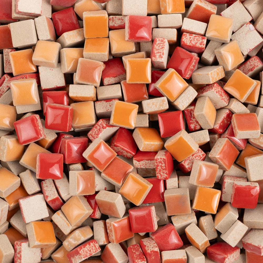 Ceramic 10mm Red mix