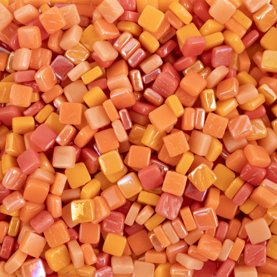 Ottoman 8mm Oranje Mix