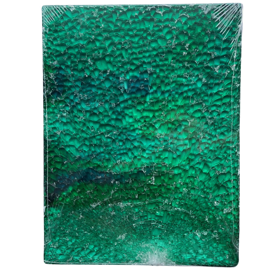 Safety Glass Marmer Groen/Blauw/Geel