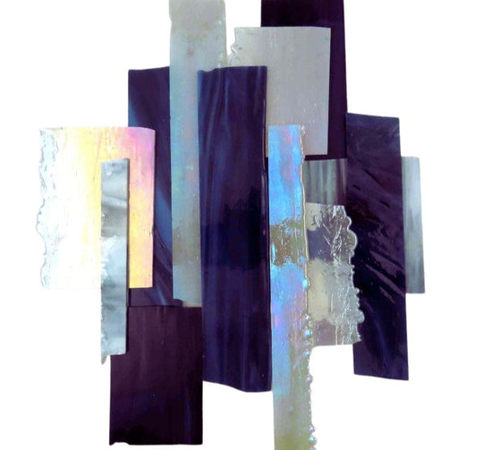 Glasscherben Grau/Schwarz Mix