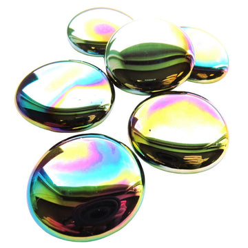 Glasdruppels XL 30-36mm Opaalzwart