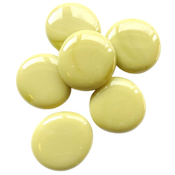 Glasdruppels XL  30-36mm Crème
