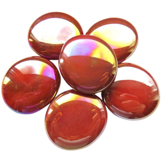 Glass Nuggets XL 30-36mm Opal Red