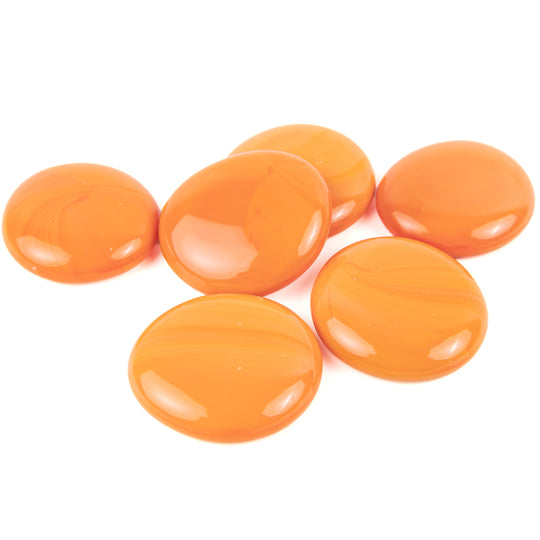 Glass Nuggets XL 30-36mm Orange